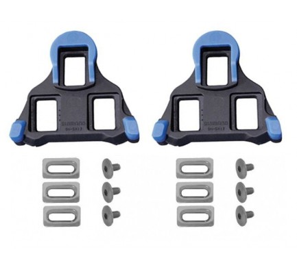 Kufry SHIMANO silniční SPD-SL SM-SH12 černo/modré s možností pohybu přední a střední části +/- 2°