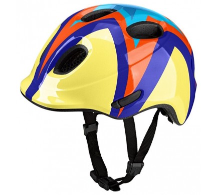 Přilba KED Meggy Spark M Starburst Yellow Blue 50-55 cm