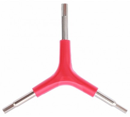 Imbusový klíč tříramenný 4/5/6 mm