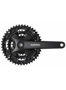 Kliky SHIMANO FC-MT101-L 175mm 44x32x22, černé, bez krytu, 9 speed, pro osu čtyřhran