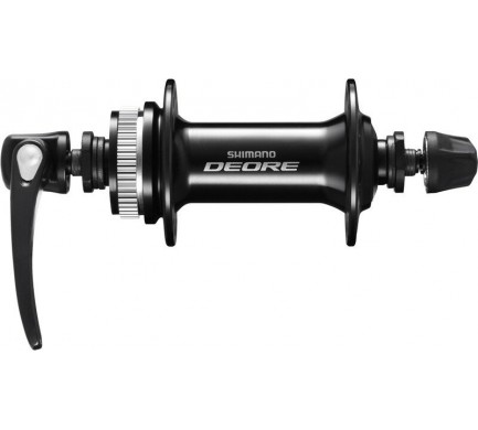 Náboj disc SHIMANO Deore HB-M6000BL 32děr přední, Center lock, černý, v krabičce