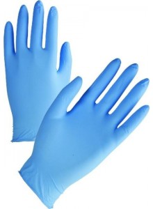 Servisní nitrilové rukavice modré nepudrované vel.L balení 200ks