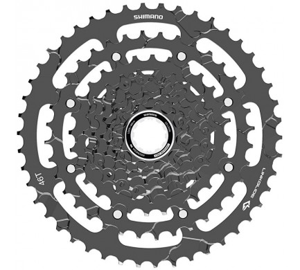 9-kazeta SHIMANO CS-LG400 11-46 zubů Cues v krabičce