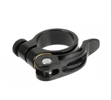 Sedlová objímka ZOOM 31,8mm rychloupínací černá