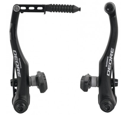 Brzdy SHIMANO Deore BR-T610-L V-brake černé (pár), botky M70CT4