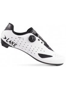 Tretry LAKE CX219 Carbon bílá/černá vel.44