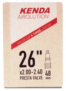 Duše KENDA Airolution 26x2,00-2,40 (50/62-559) FV 48 mm Duše KENDA Airolution 26x2,00-2,40 (50/62-559) FV 48 mm