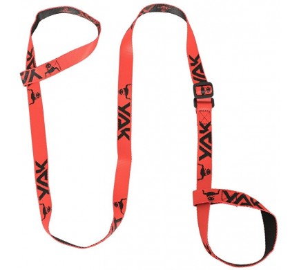 Popruh YAK červená/černá