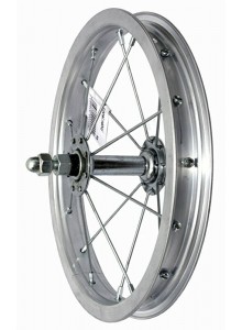 Zapletené kolo 12" přední Zinek ocelový náboj vč. velovložky