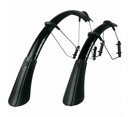 Blatníky set SKS Raceblade Pro 28" silniční, černé, 25 mm široké Blatníky set SKS Raceblade Pro 28" silniční, černé, 25 mm široké