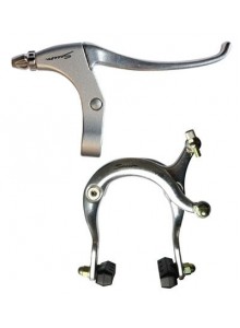 Brzdová čelist Al přední+ brzd. páka Al Saccon