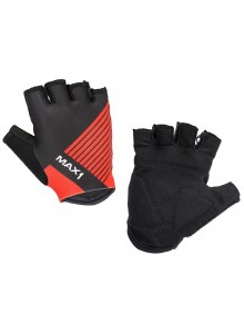 Dětské krátkoprsté rukavice MAX1 Raceday 3-4 roky černo/červené