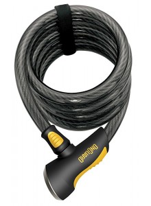 Zámek ONGUARD Doberman spirála 1850x15mm,5 klíčů, držák