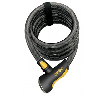 Zámek ONGUARD Doberman spirála 1850x15mm,5 klíčů, držák