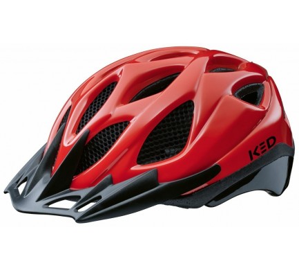 Přilba KED Tronus M coral red black 52-56 cm