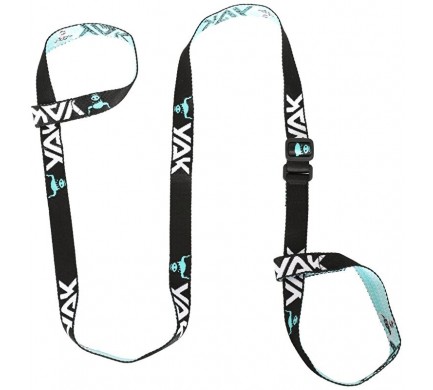 Popruh YAK černá/tyrkysová