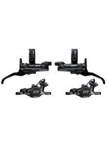Brzda kotoučová SHIMANO XT M8200 p+z komplet bez kotoučů a adapteru, J-kit, v krabičce