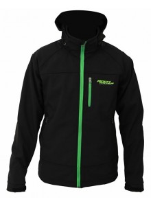 Bunda ROCK MACHINE Softshell men černo/zelená vel. S