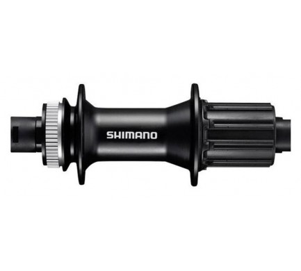 Náboj disc Shimano FH-MT400 32děr Center Lock 12mm e-thru-axle 142mm 8-11 rychlostí zadní černý