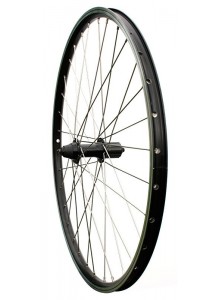 Zapletené kolo 26" MAX1 V-brake zadní 8-11sp. černé/stříbrné