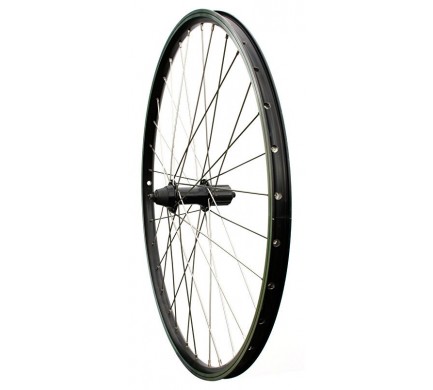 Zapletené kolo 26" MAX1 V-brake zadní 8-11sp. černé/stříbrné