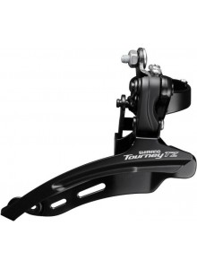 Přesmykač SHIMANO Tourney TZ FD-TZ500-D 31,8 dolní tah, černý (42z), v krabičce