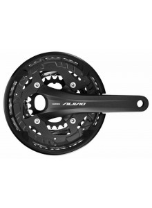 Kliky SHIMANO Alivio FC-T4060, integrovaná osa, bez ložiskového pouzdra SM-BB51B, 9 speed, s krytem