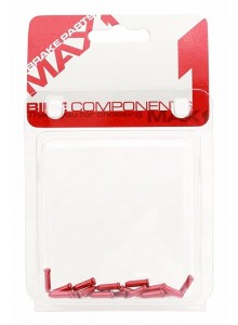 Koncovka lanka MAX1 Alu červená balení 20ks