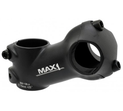 Představec MAX1 High 75/25°/25,4 mm černý
