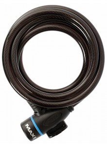 Zámek spirála MAX1 180x0,8cm 4 klíče, držák