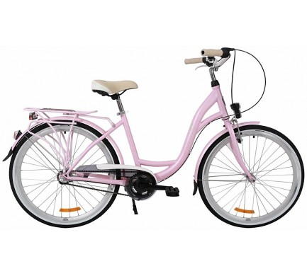 Kolo STORM Stockholm 26" 3sp. 15" matné růžové Kolo STORM Stockholm 26" 3sp. 15" matné růžové