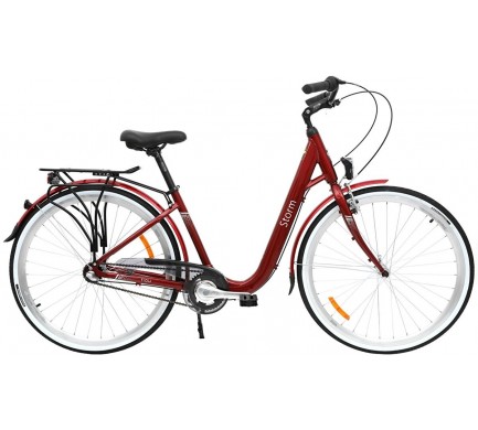 Kolo STORM 28" Flow 3sp. 17" bordó