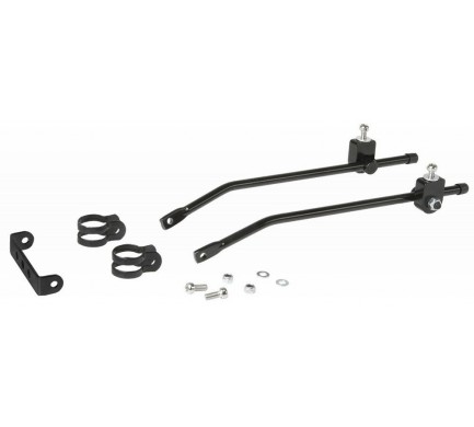 Náhradní  vzpěry k nosiči 250 mm černé, hliníkové, pár