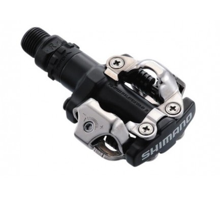 Pedály SHIMANO SPD PD-M520L černé s kufry SM-SH51 v krabičce