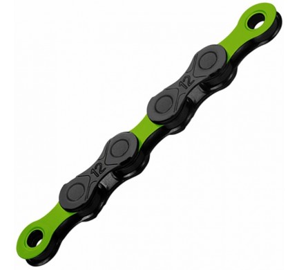 Řetěz KMC DLC 12 zeleno/černý v krabičce