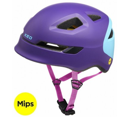 Přilba KED Pop Mips S purple skyblue 48-52 cm