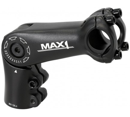 Stavitelný představec MAX1 90/90°/25,4 mm černý