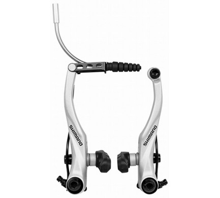 Brzdy SHIMANO Alivio BR-T4000 V-brake stříbrné v krabičce