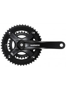 Kliky SHIMANO Tourney FC-TX501-L 175mm 46x30 zubů, černé bez krytu