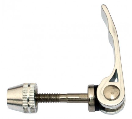 Podsedlový rychloupínák Al stříbrný M6 (šroub podsedlový)