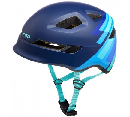 Přilba KED Pop S Blue Matt 48-52 cm