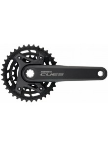 Kliky SHIMANO Cues FC-U6000-2, 175mm, 36-22 zubů, černé, 11,10,9 speed