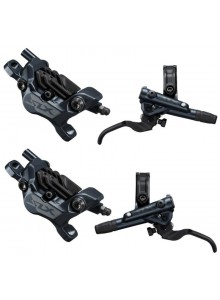 Brzda kotoučová SHIMANO SLX M7120 čtyřpístkové přední a zadní komplet bez kotoučů J-kit v krabičce