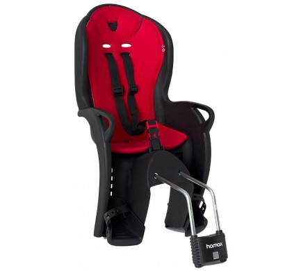 Sedačka zadní HAMAX Kiss černo/červená Sedačka zadní HAMAX Kiss černo/červená