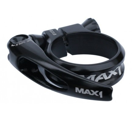Sedlová objímka MAX1 Race 31,8mm rychloupínací černá