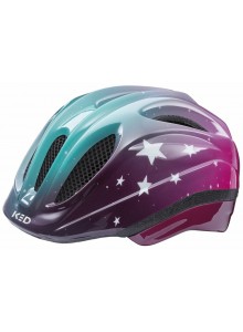 Přilba KED Meggy II Trend S stars pink aqua 46-51 cm Přilba KED Meggy II Trend S stars pink aqua 46-51 cm