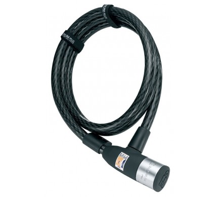 Zámek MAGNUM spirála 185x1,2cm  5 klíčů, držák, kov.hlava