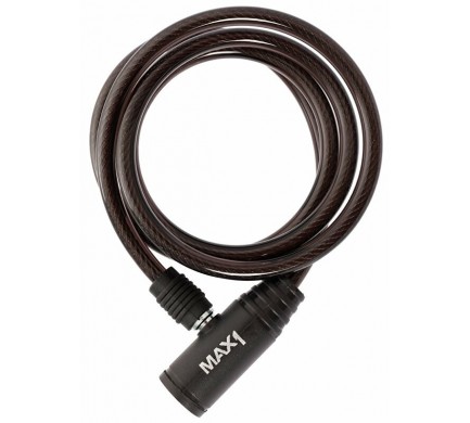 Zámek spirála MAX1 1500 x 8 mm černý