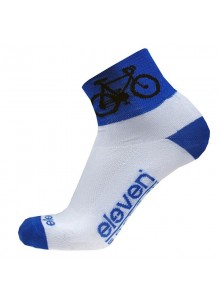 Ponožky ELEVEN Howa ROAD vel. 5-7 (M) bílá/modrá