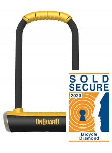 Zámek ONGUARD Brute podkova 111x260x16,8mm, černá, 5klíčů, držák